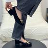 Designer Dicke Ferse Damen Mary Jane Schuhe Komfort Slip-On Pendlerschuhe 2026 Neu Frühling Herbst Schlicht Zapatos De Mujer