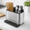 Rectangular Cutlery Storage Box Large Capacity Utensil Holder Chopsticks Storage Basket  Spoons