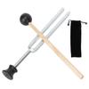 Tuning Fork Virbration Experimental Instrument Musical 256Hz Stainless Steel Resonant Tuning Set