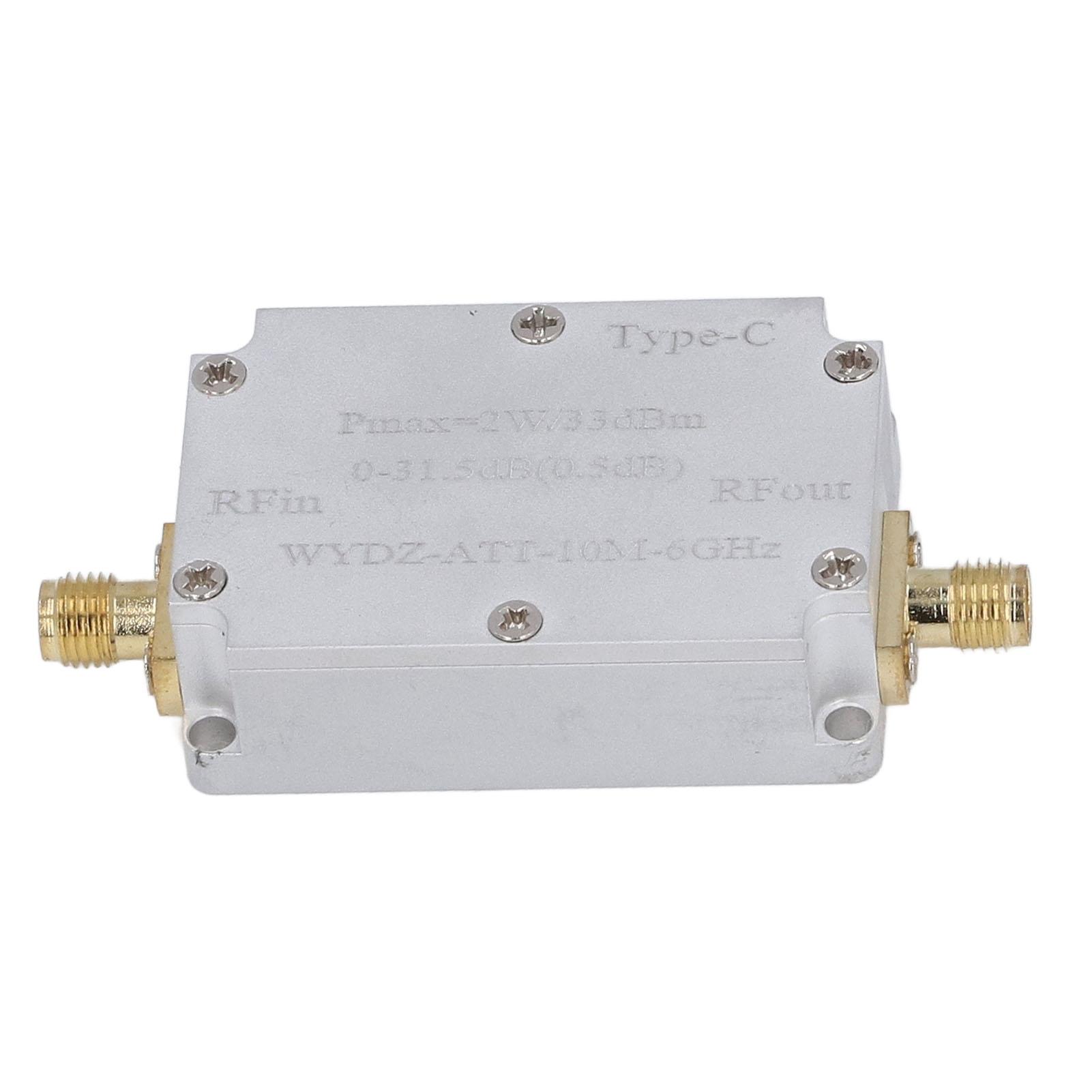 

Цифровий атенюатор ТИП C SMA гніздо 2 Вт 031.5дБ Крок 0.5дБ 33дБм Підсилення 10М6ГГц для ЧПУ