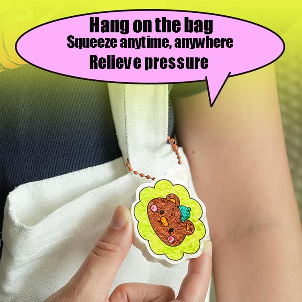 3D Drawing Magic Canvas Sponge with Watercolor Brush Marker Pen Magic Painting Paper Magic Puffy Paint Kit DIY Art Supplies