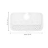 Faucet Splashing-Proof Draining Rack Kitchen Sink Organizer Tpe Material Anti-Splashing Mat Inclined Surface Faster