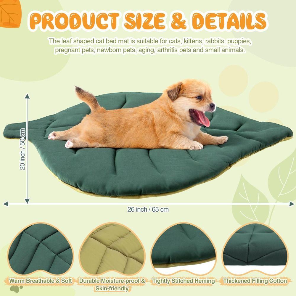 Double Sided Cat Nest Soft Cotton Pet Bed Cute Seat Cushion Pet Supplies