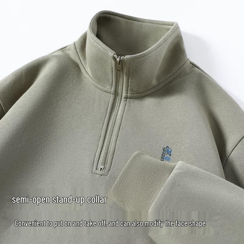 Baleno Men's S&K Stand-Collar Cartoon Graphic Sweatshirt