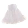 Black Hoopless Petticoat for Women Elastic Waist Underskirt Tutu Skirt Dress for Cosplay Dance Ballet Party Spring