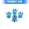 Metal Finish Tire Valves Cap Scratch Proof Resistant to Harsh Environments Outdoor Driving Ready Water Resistant 4 Pack