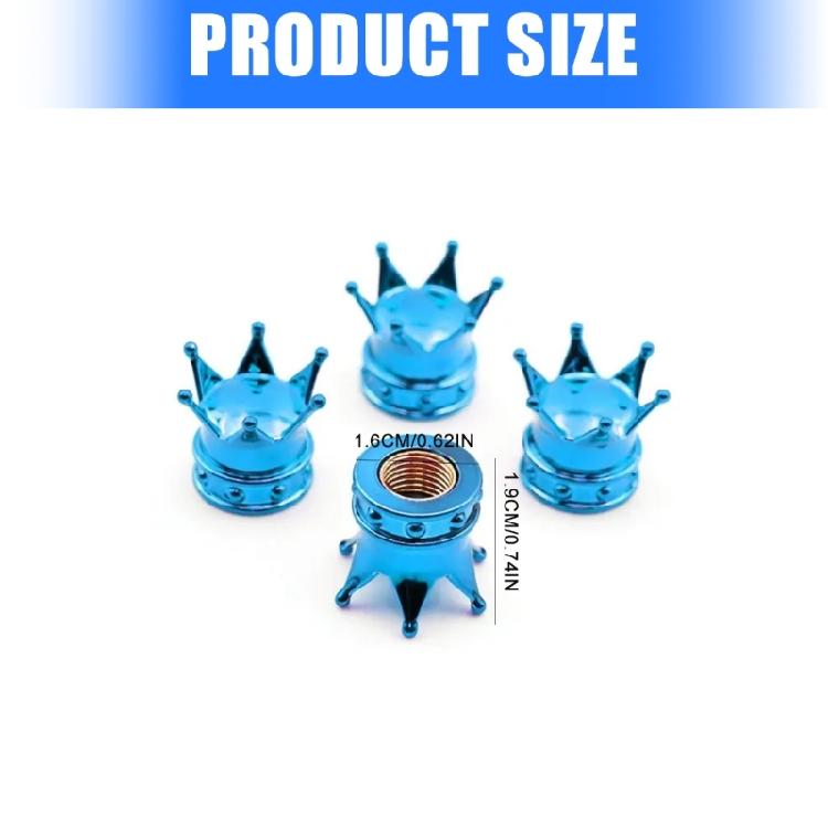 Metal Finish Tire Valves Cap Scratch Proof Resistant to Harsh Environments Outdoor Driving Ready Water Resistant 4 Pack