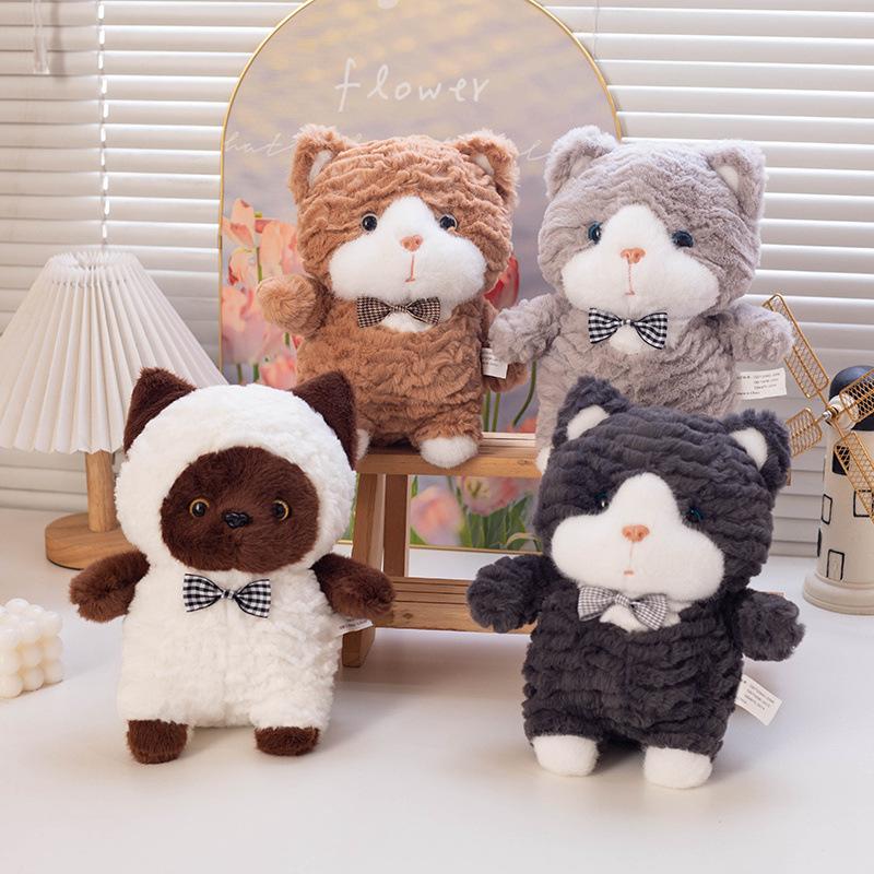 Cute Cute Kitten Doll Plush Toy Cat Toy Children Soothing Rag Doll Girl Birthday Gift