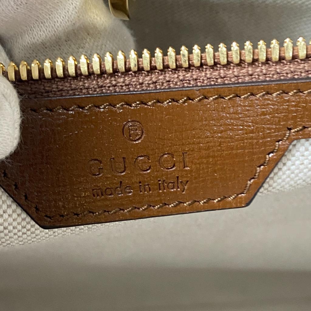 Used GUCCITote Bag Brown PVC Women