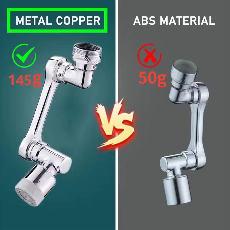 Xiaomi Universal Metal Copper Kitchen Faucet Aerator Extender 1080° Rotation Spray Head Tap Extension 360° Sink Sprayer  Water Saving