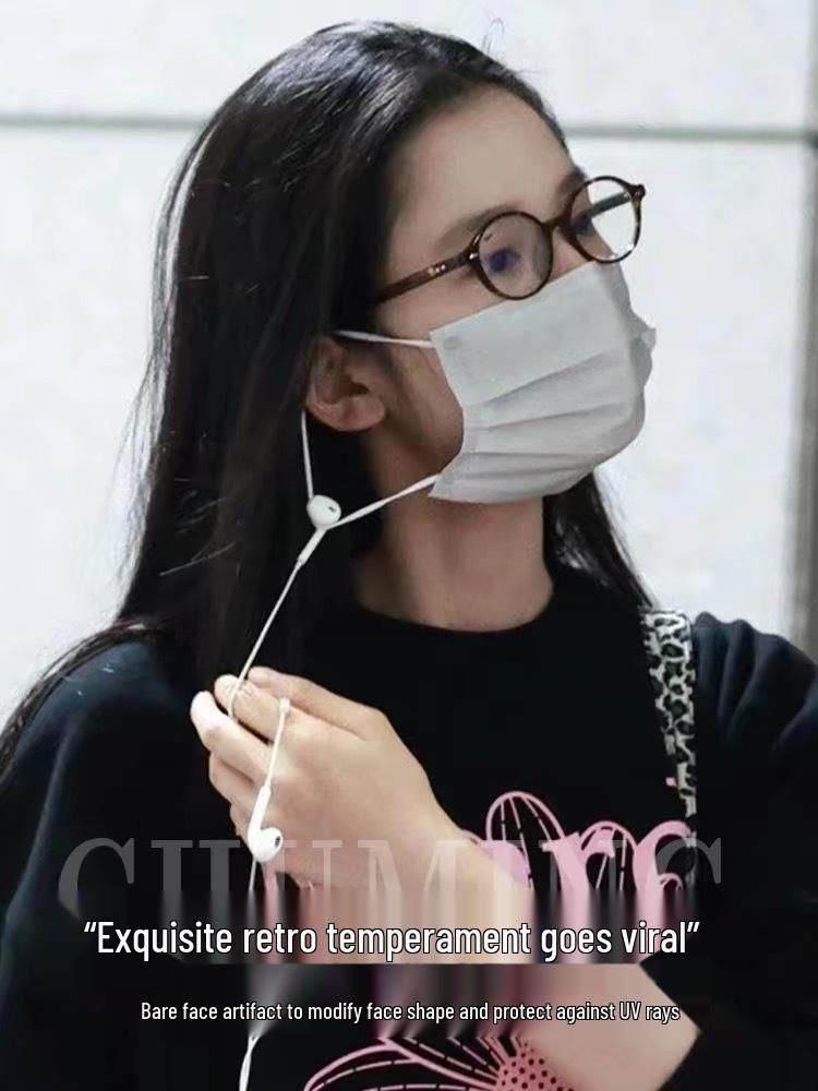 Zhang Jingyi Women's Round Nerd Glasses: Super Light, Anti-Blue Light, Prescription-Ready.