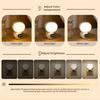 LED Night Light Plug-in with Clock Remote Control Flicker Free Eye Protection 3 Light Colors Dimmable Night Lamp