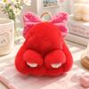 Soft Fluffy Plush Rabbit Key Chain Hanging Ornaments Bag Charms  Bag Decoration