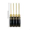precise Screwdriver Set, RC Model Tool Kit, metalcoated, attractive, 18Piece Black Hex 18pcs set