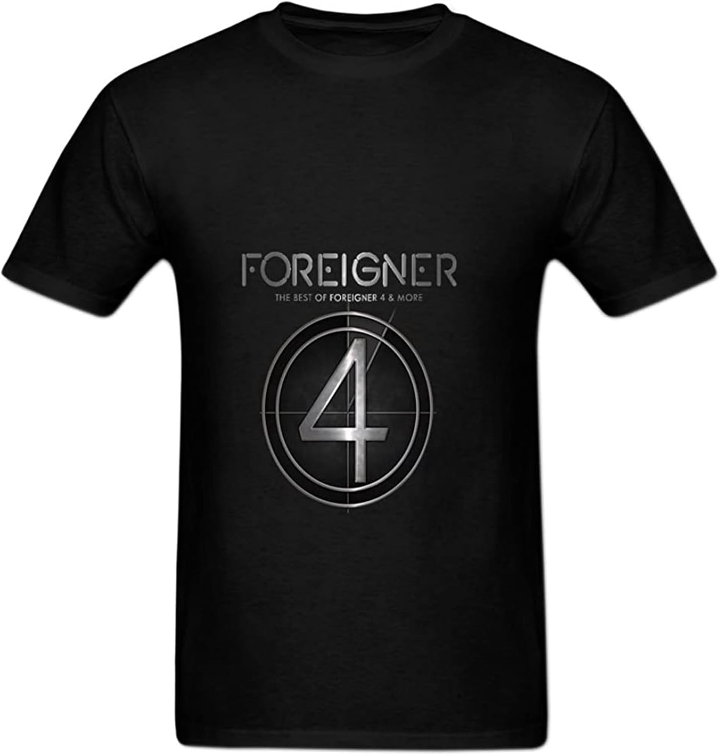 Men s Foreigner The Best of Foreigner 4 More Graphic Printed T Shirt XS чёрный