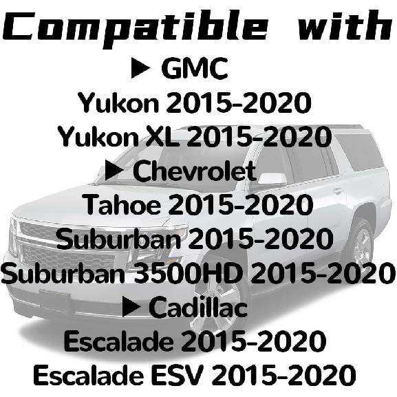 Door Pillar Trim Molding Window Trim Cover Fit For Cadillac Escalade ESV Chevrolet Suburban 3500HD Chevy Tahoe GMC Yukon XL 2015 2016 2017 2018  ,