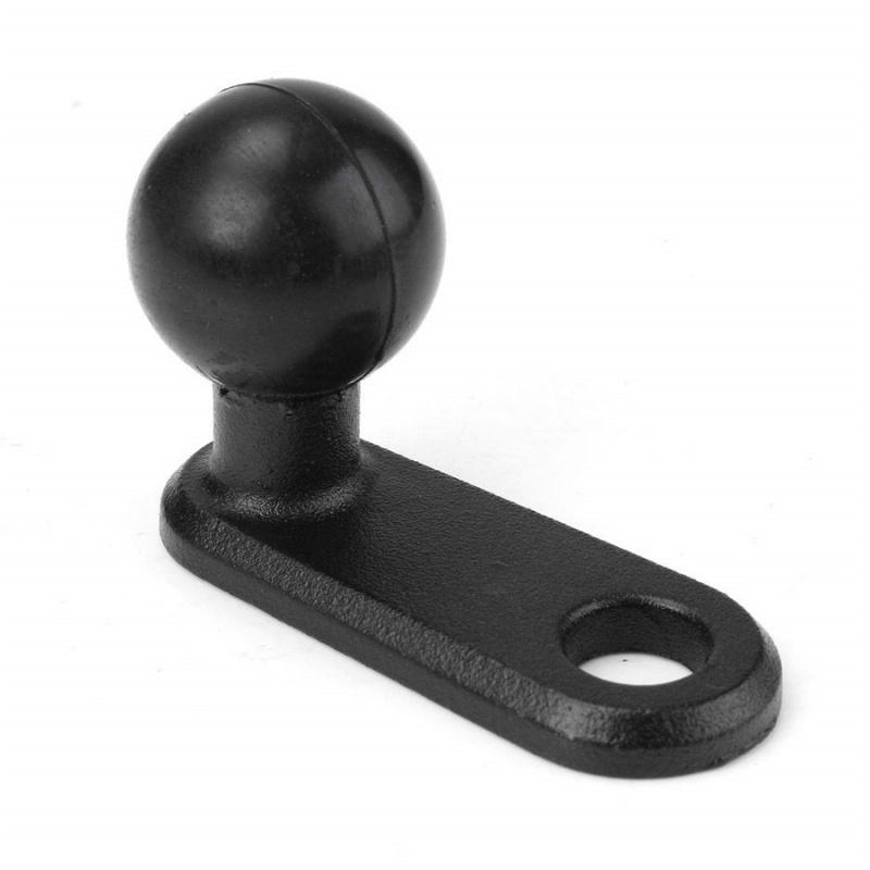 New 1" Ball Mount Base w/10mm Hole for Motorcycle Rearview Mirror/Phone Bracket Base