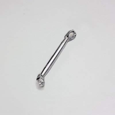 HURRICANE Styrfäste för tum Extra Tjock S Krom HB0711 1 styre, Typ, Storlek, 258mm, Pläterad,
