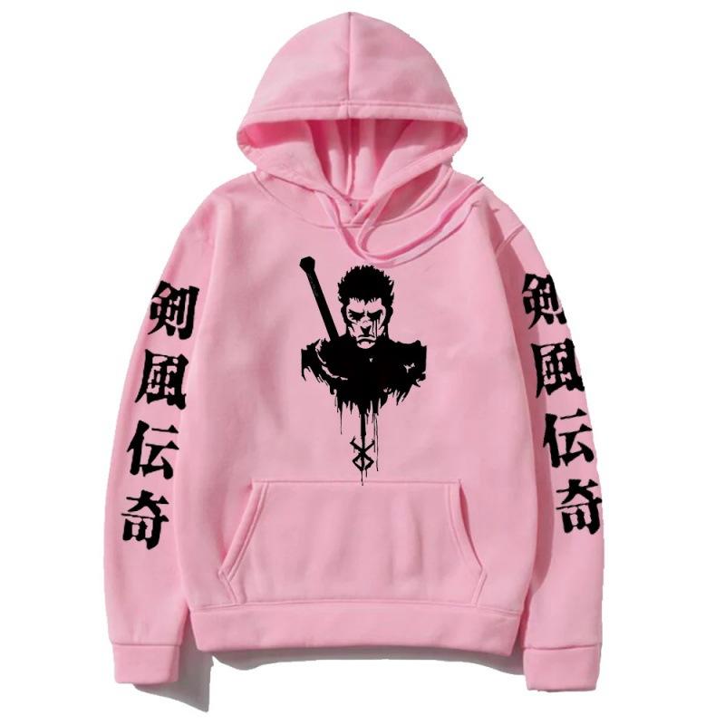 Berserk Pánské Módní Mikiny Pánské Dámské Mikiny s Kapucí Módní Ležérní Pulovry Podzim Chlapci Dívky Streetwear Mikina