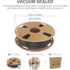 Petg Filament 1.75,Matte Black Petg Vacuum Sealed,Adhere Well 1kg Carton Spool Matte 3D Printer Filament,Dimensional Accuracy 1.75mm ±0.02mm,Print