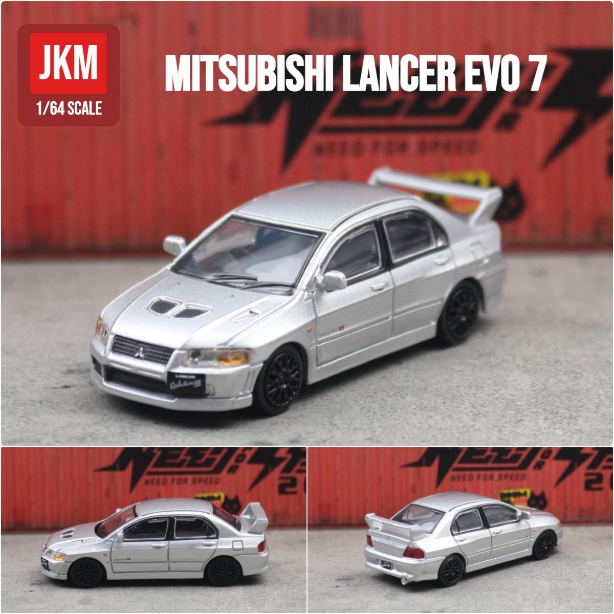 

1/64 Mitsubishi Lancer Evolution EVO Сімейство JDM Initial D Модель іграшкового автомобіля JKM 1:64 Безкоштовні Колеса Литий Металевий Сплав Колекція Подарунок