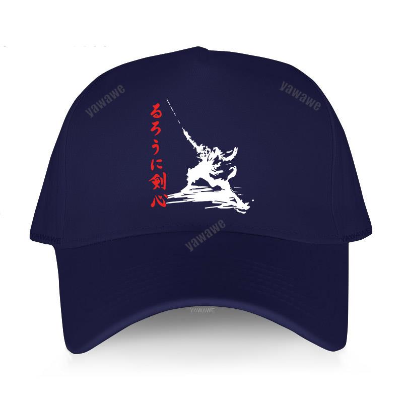 Black Casual Boys Printed Baseball Cap Rurouni Kenshin Samurai X - Anime Man Women Summer Hat Outdoor Snapback Caps Sport Bonnet