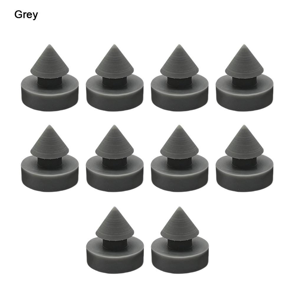10Pcs 12*12mm Rubber Nail Plug Anti Collision Elevator Door Stopper Security Shock Absorption