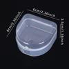 1pc/2pcs Dental Box - Denture and Mouth Guard Storage Case for Hygienic and Convenient Storage