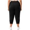 Women's Fashionable Casual Loose-Fit Cuffed 7/8-Length Plus Size Athletic Joggers