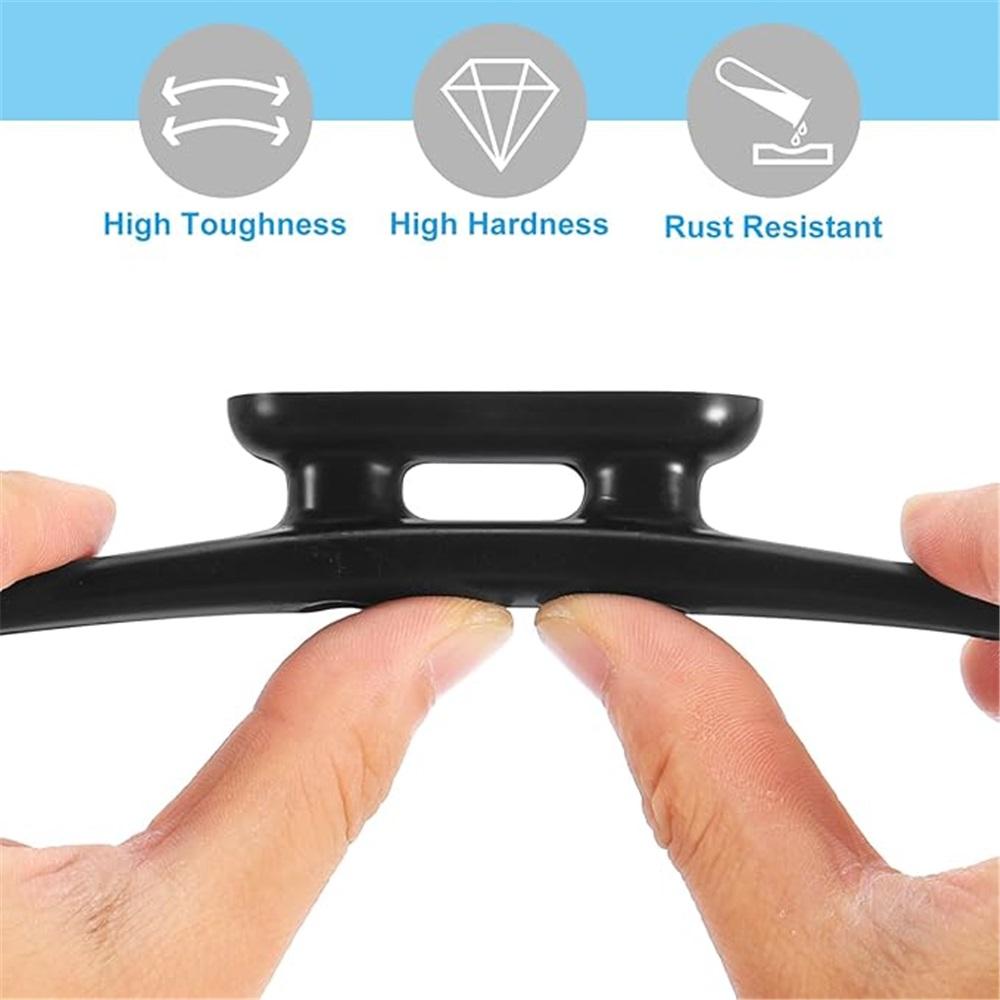 Boulon d'ancre de bateau en nylon – Boulon d'ancre de quai avec vis en acier inoxydable, Pour kayak, canoë, petit bateau, Décoration d'intérieur DIY (Plusieurs tailles, Noir)