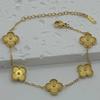3PCS Advanced Clover Bracelet Necklace Earring Set