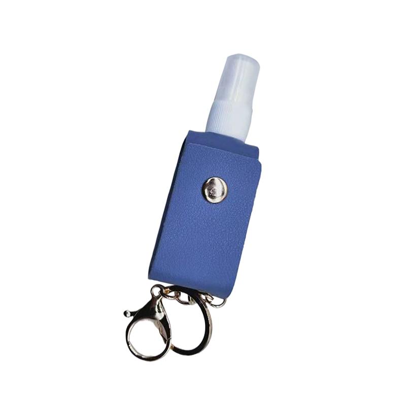 30Ml Hand Sanitizer Bottle Mini Hands Hydroalcoholic Gel Bottle Pu Leather Keychain Mini Soap Dispenser Reusable Storage Bottle