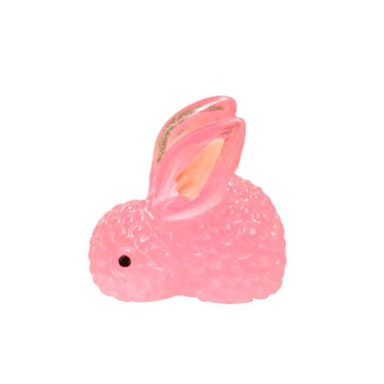 Luminous Micro Landscape Rabbit Ornaments Glow in The Dark Bunny Figurines for Moss Micro-Landscapes Fish Tank Decoration DIY Accessories