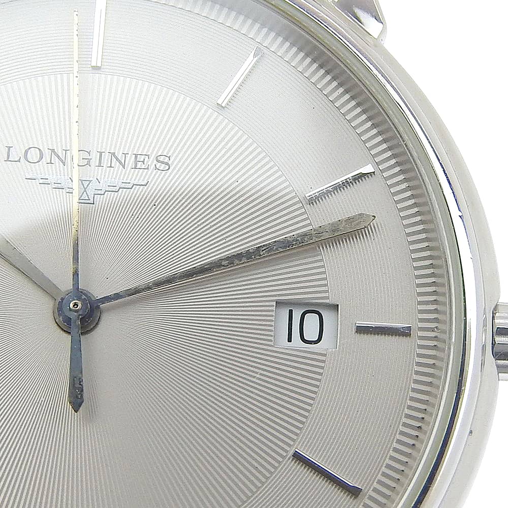 Longines Grand classic Hodinky L4.677.4 šedý ciferník Nerezová ocel Quartz Analogový displej Dámské Použité