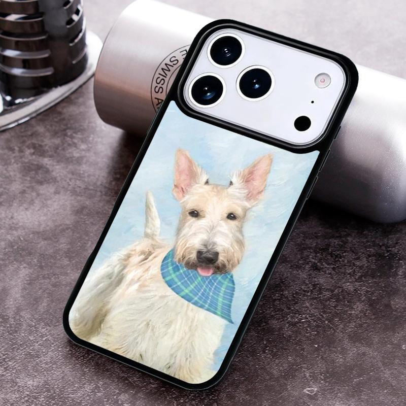 Scottish Terrier Dog Phone Case For iPhone 17,16e,15,14,13,12,11,Mini,Pro,MAX Soft Silicone Cover