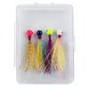 Boxed4PCS 15GFly Hook Set, Feather Hook, Artificial Bait, Micro-fish Bait, Fly Hook, Mosquito Hook