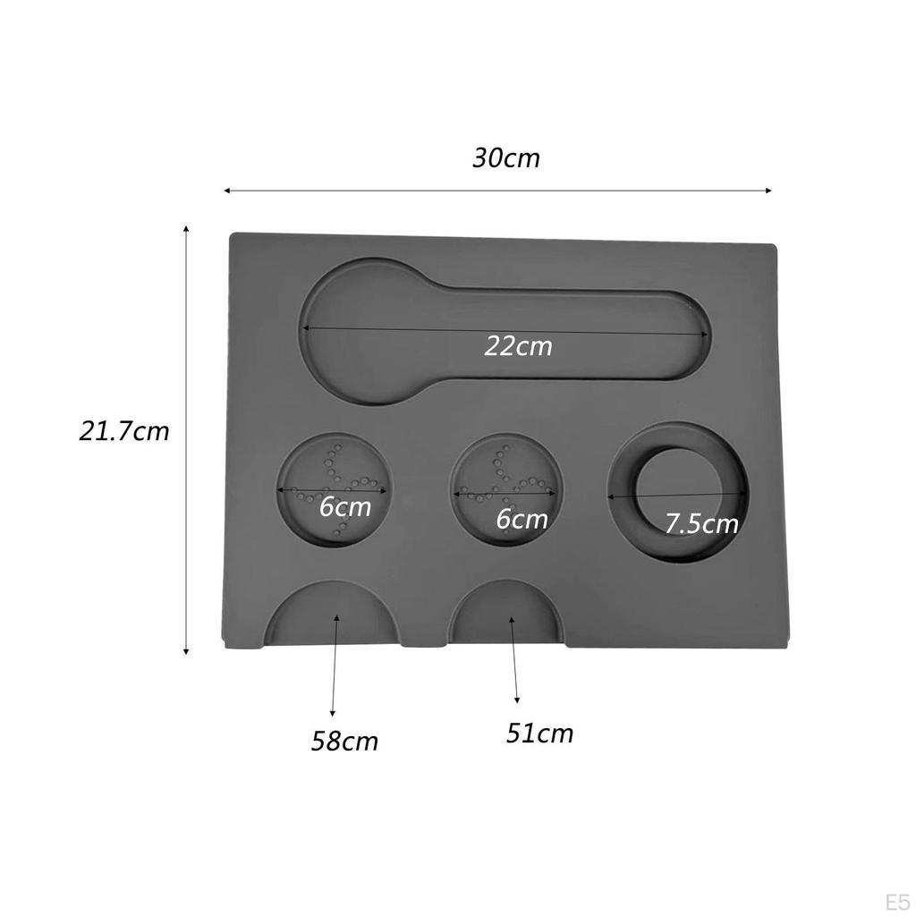 Covoraș de cafea Barista Tamp Pad Reutilizabil Bean Press Espresso Silicon