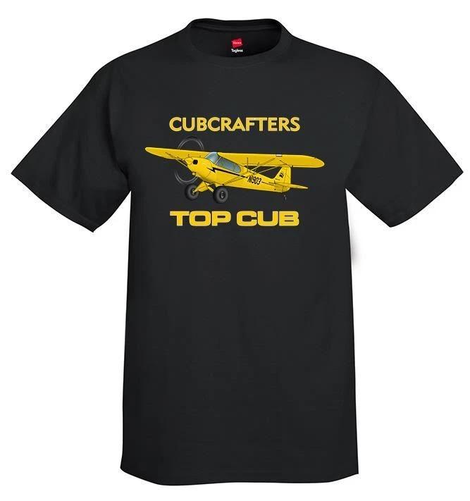 CubCrafters CC18-180 Top Cub Airplane T-Shirt - Personalized w/ Your N# S