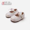 Maib Xiong 2026 Frühling Baby Mädchen Pre-Walking Schleifenschuhe - Lässige Leder Mode Schuhe