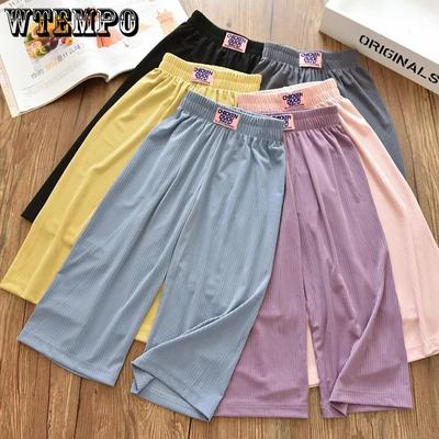 Children's Pants Summer Thin Stretch Jeans Korean Style Printing Smiling Face Leggings Boys' and Girls' Jeans