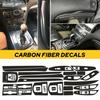 For Infiniti G25  G37 3D Carbon Fiber Pattern Interior DIY Trim Decals