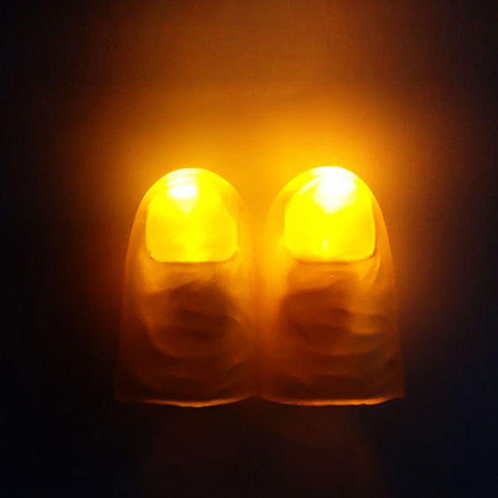 1/4Pair LED Thumb Lights Realistic Finger Lights New Thumb Gesture Light-Up Stage Prop Party Favors