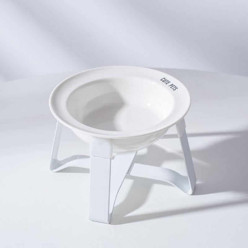 Cerc Bowl Pet Bowl With Iron Stand Protect Cervical Spine Small Size Dog Bowl Smart Bowl For S Pet Supplies