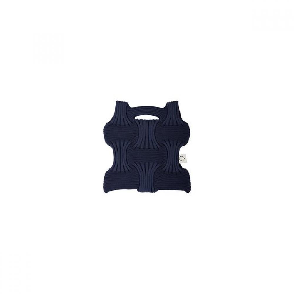 Pleatsmama Navy New Bow Bag