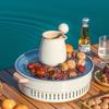 Uniform Thermal Conductivity Camping Baking Tray High Temperature Resistant Portable Size BBQ Grill Lightweight Design