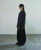 Seukeulaeteulpigsel Winded Loose Mock Neck Long Sleeve [Charcoal]