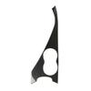 Car Interior Water Cup Holder Panel Trim Cover Decor Sticker Carbon Fiber Look For Infiniti Q50 2014-2019