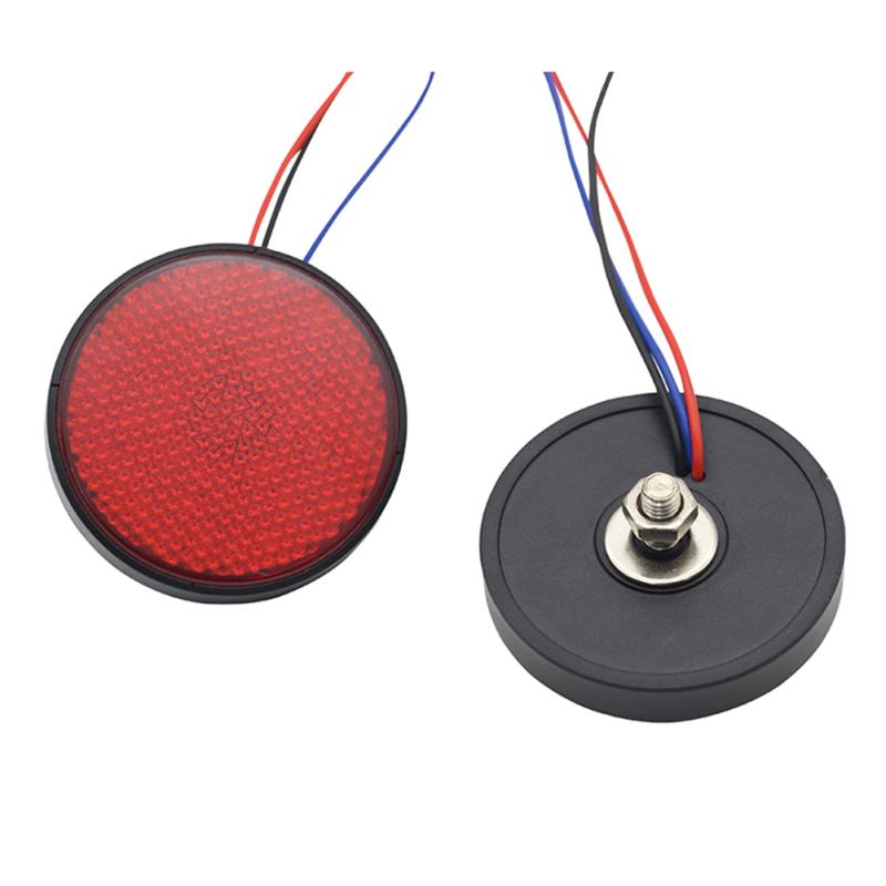 1 Paar LED-Bremsstopp-Warnreflektorlicht, rundes hinteres Rücklicht, Blinkerlicht für Auto