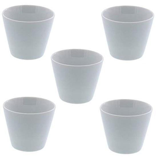 Tableware East Multi Cup Style Clear White 5-piece Set Teacup