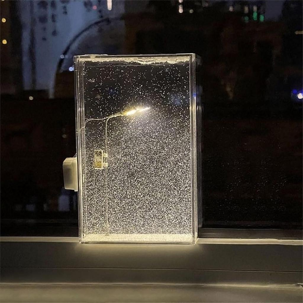 Street Lamp Snow Globe, Snow Scenery Night Light Street Lamp, Street Lamp Night Light, Snowfall Lamp, Now Scene Lamp, Snowy Night Street Lamp, Snowy